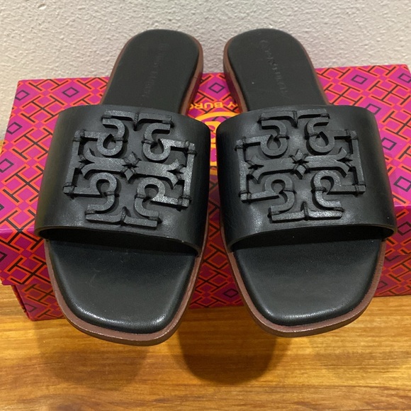 NWB Tory Burch Ines Slide Size 7 - Picture 2 of 8